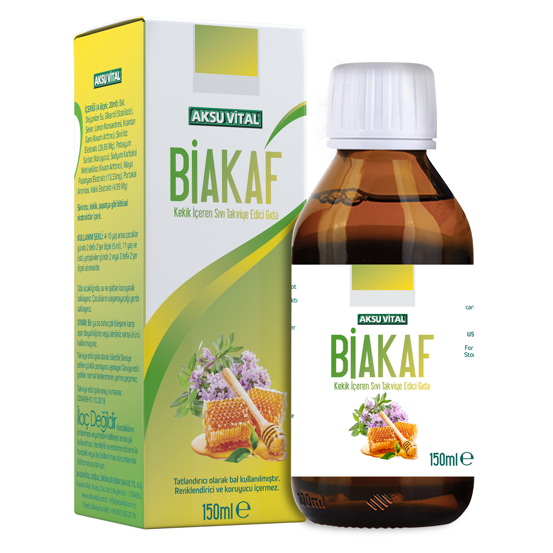 Biakaf Kekik İçeren Sıvı Takviye Edici Gıda