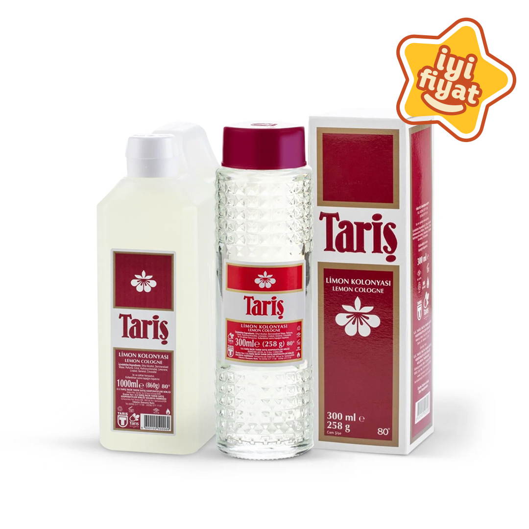 Tariş Limon Kolonyası 300ml + 1lt