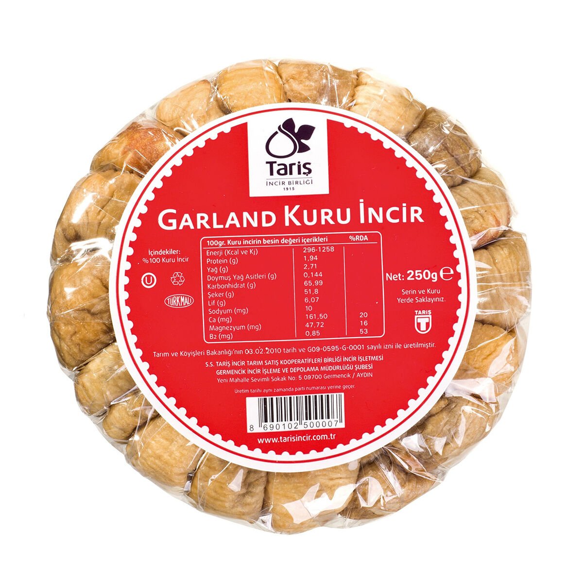 Tariş Garland Selefon İncir 250 gr