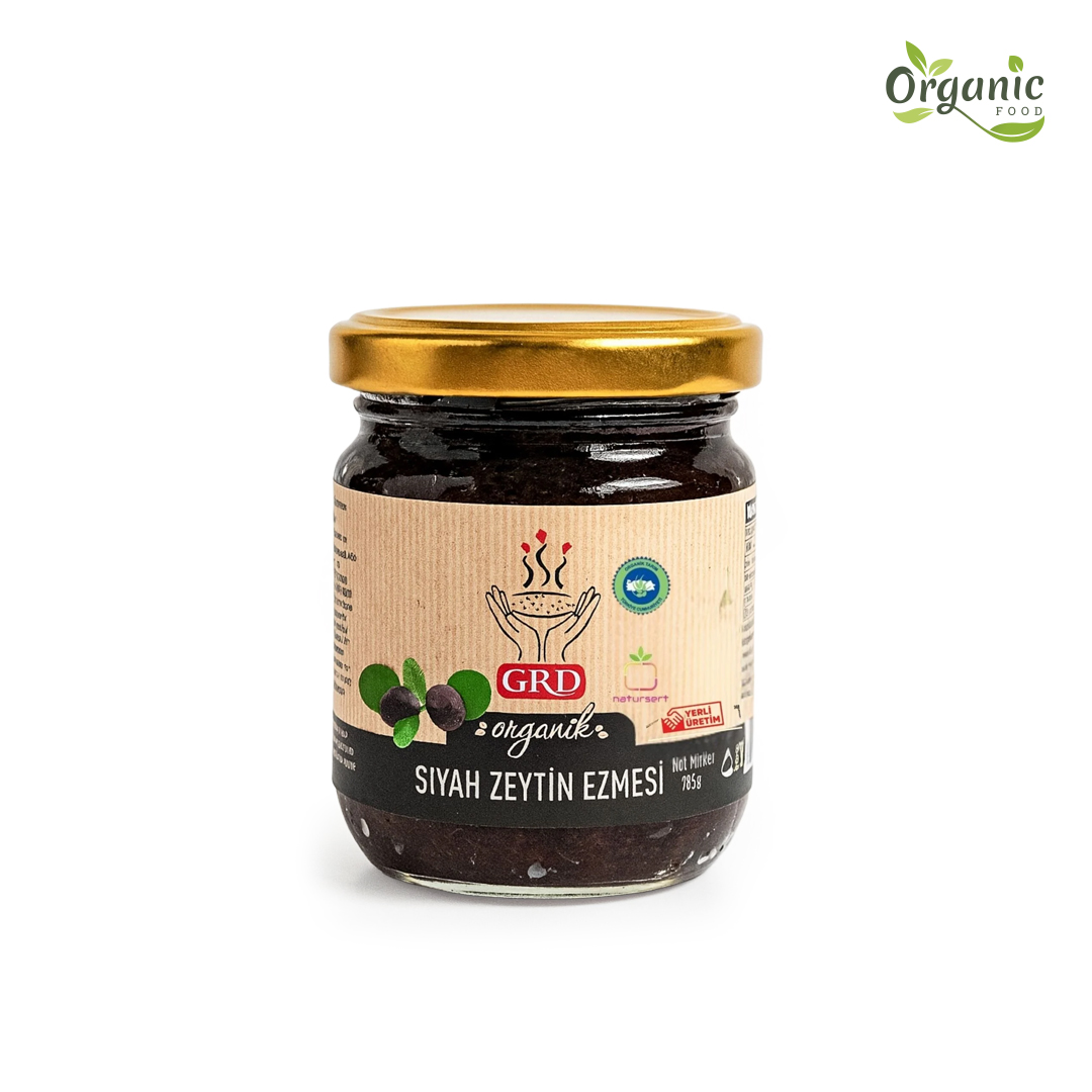 Organik Siyah Zeytin Ezmesi